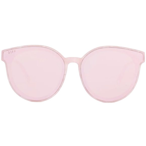 Diff Eyewear Accessories Gemma Sunglasses In Geo Pinkcherry Blossom